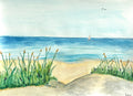 Beach, 11x15 Inch Original