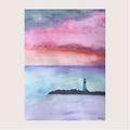 Lighthouse Sunset Print