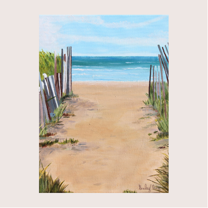 Beach Walk Print